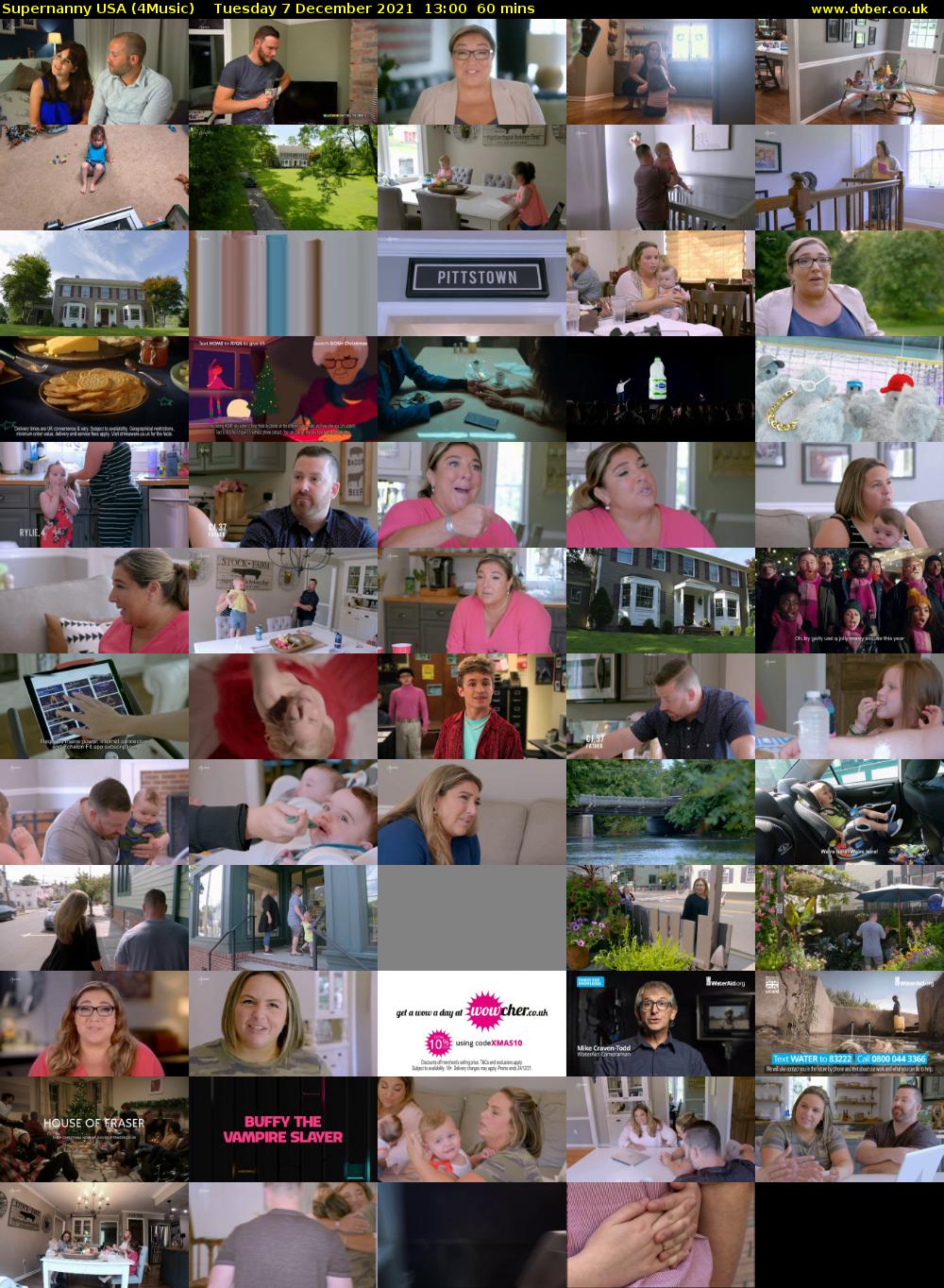 Supernanny USA (4Music) Tuesday 7 December 2021 13:00 - 14:00