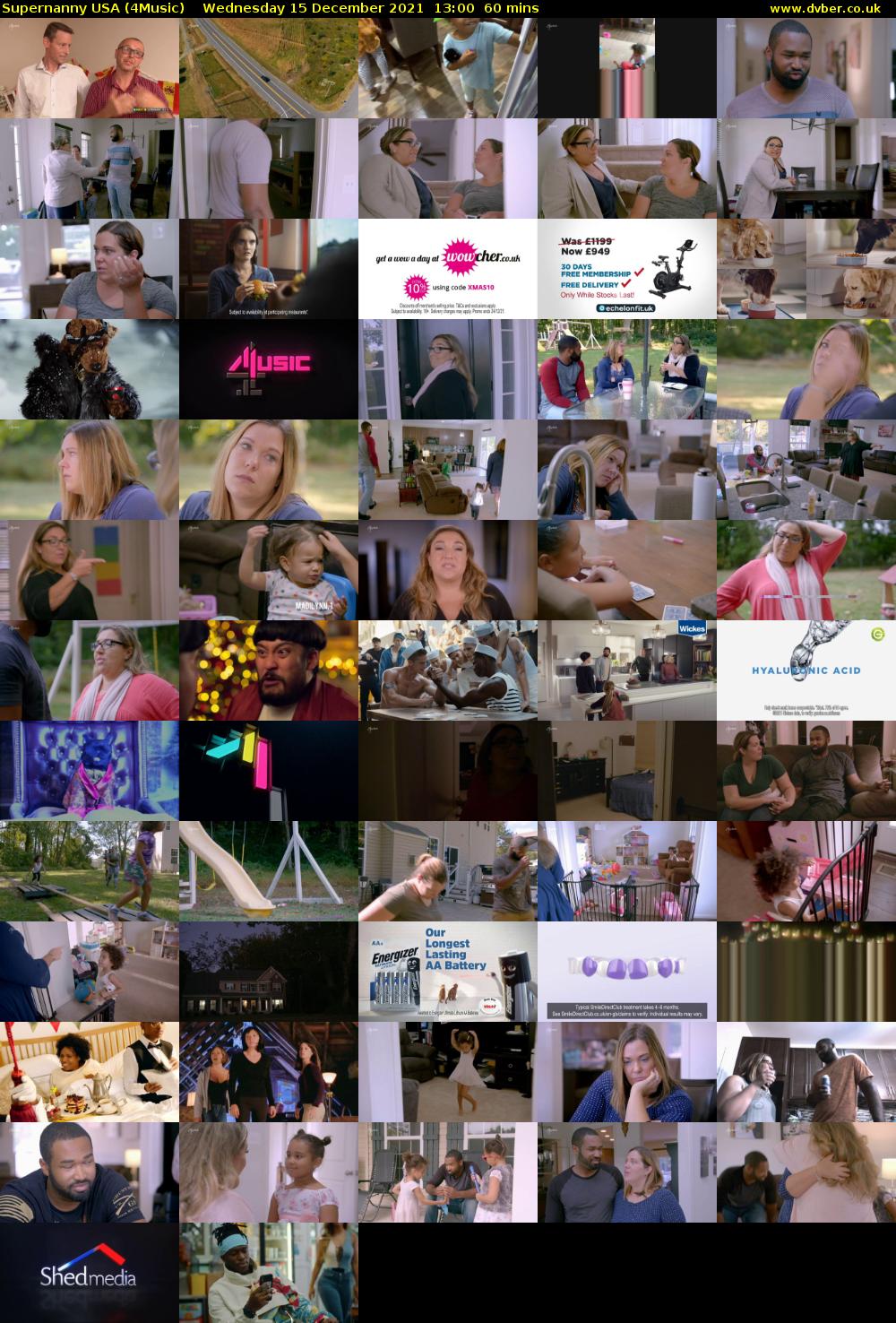 Supernanny USA (4Music) Wednesday 15 December 2021 13:00 - 14:00