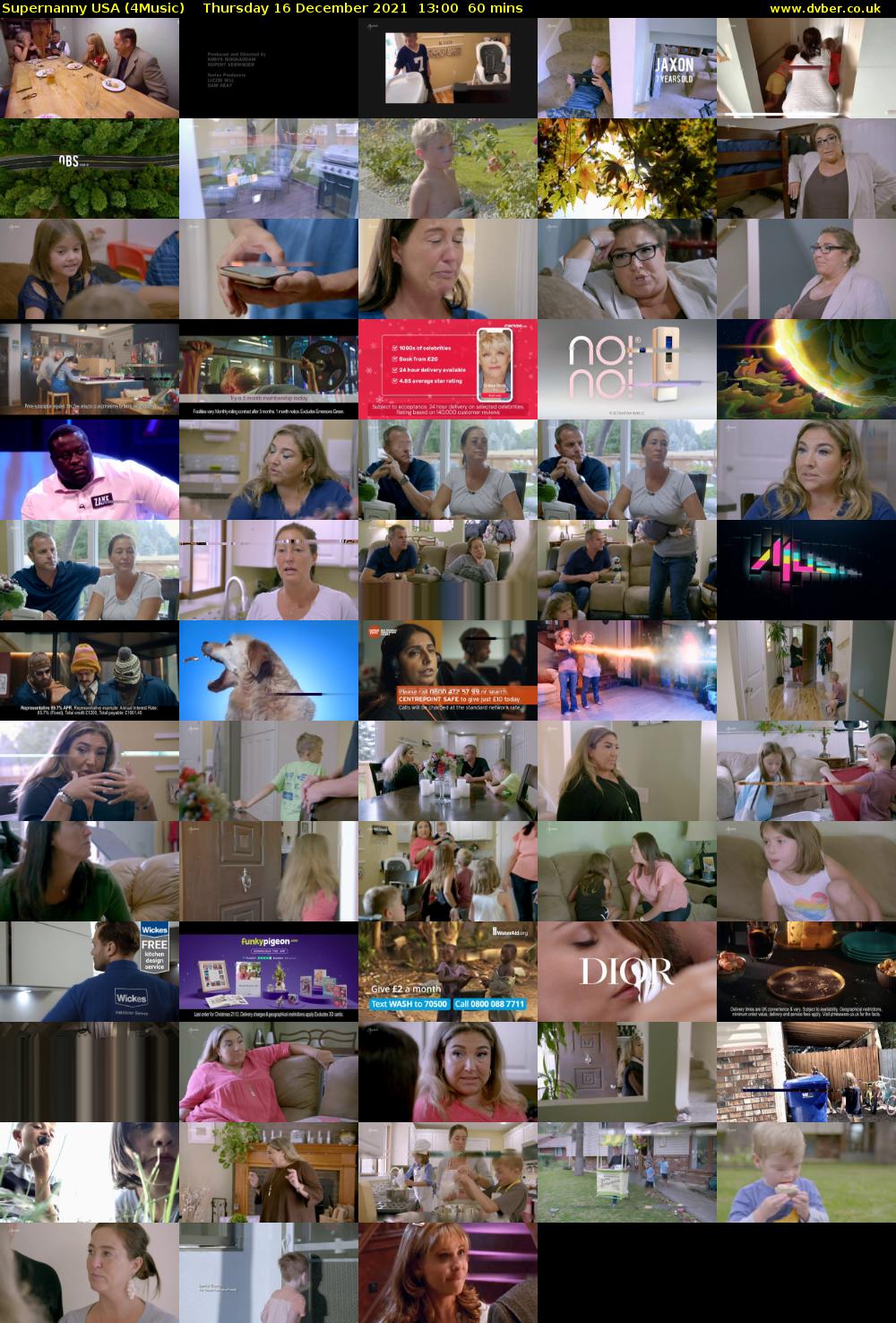 Supernanny USA (4Music) Thursday 16 December 2021 13:00 - 14:00