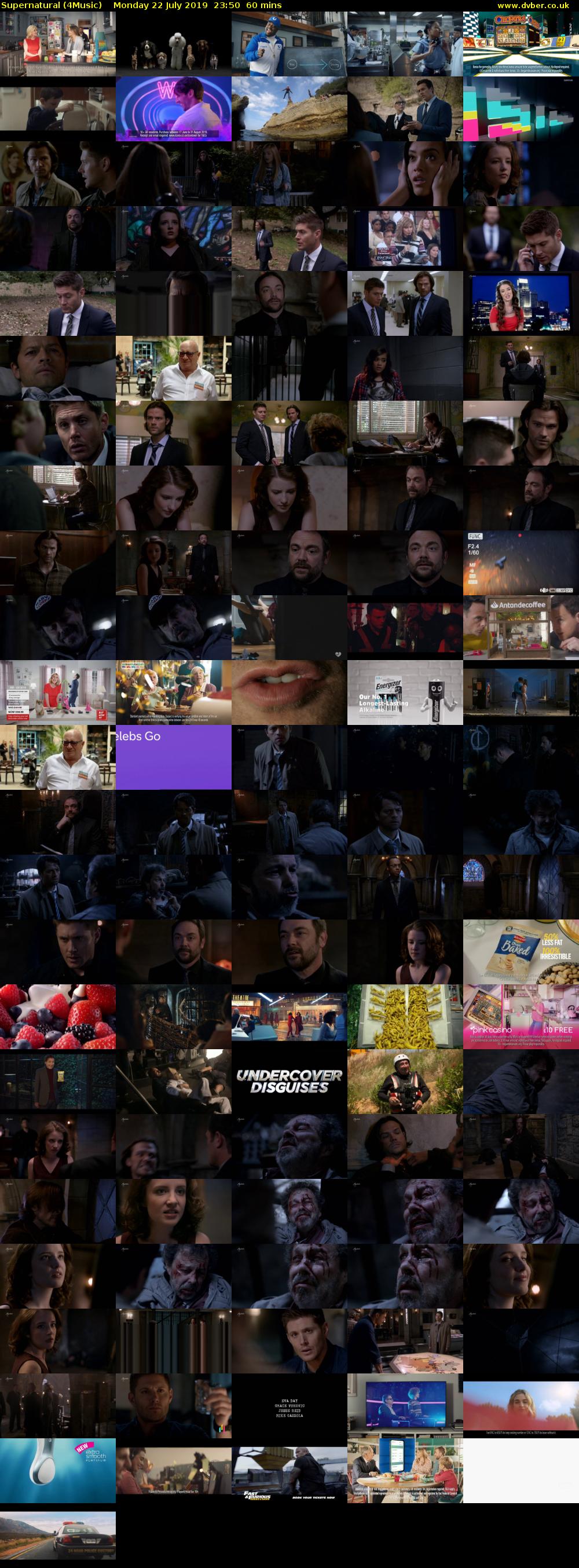 Supernatural (4Music) Monday 22 July 2019 23:50 - 00:50