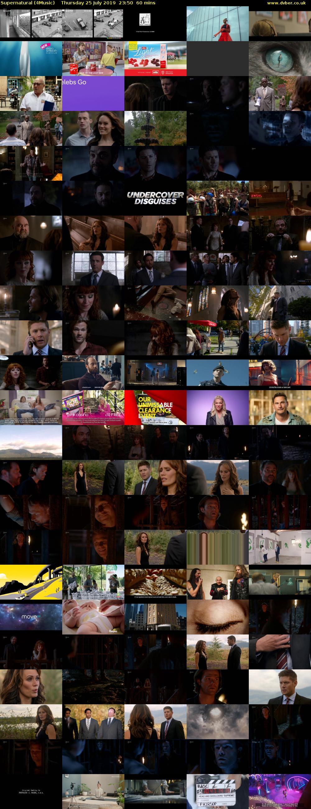 Supernatural (4Music) Thursday 25 July 2019 23:50 - 00:50