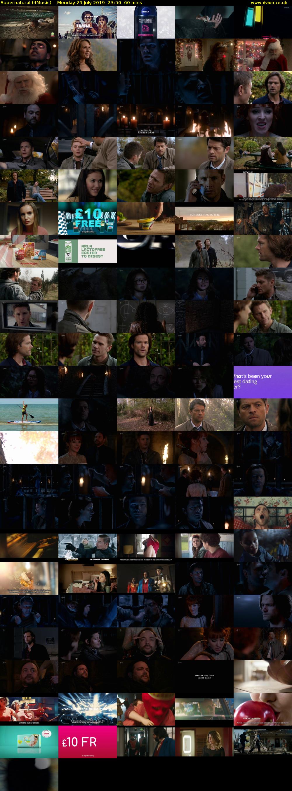 Supernatural (4Music) Monday 29 July 2019 23:50 - 00:50