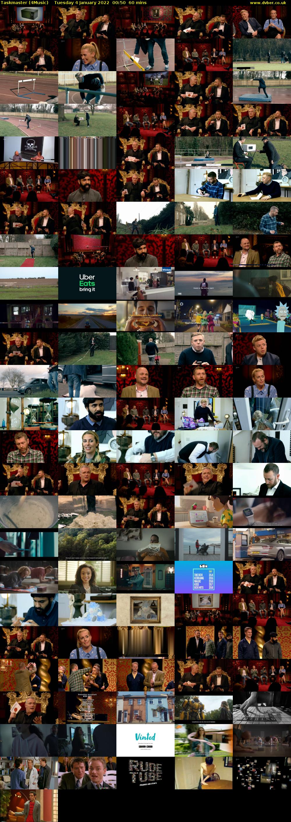 Taskmaster (4Music) Tuesday 4 January 2022 00:50 - 01:50