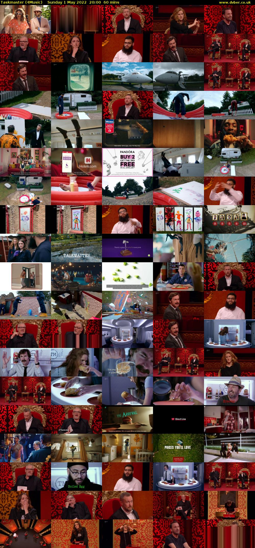 Taskmaster (4Music) Sunday 1 May 2022 20:00 - 21:00