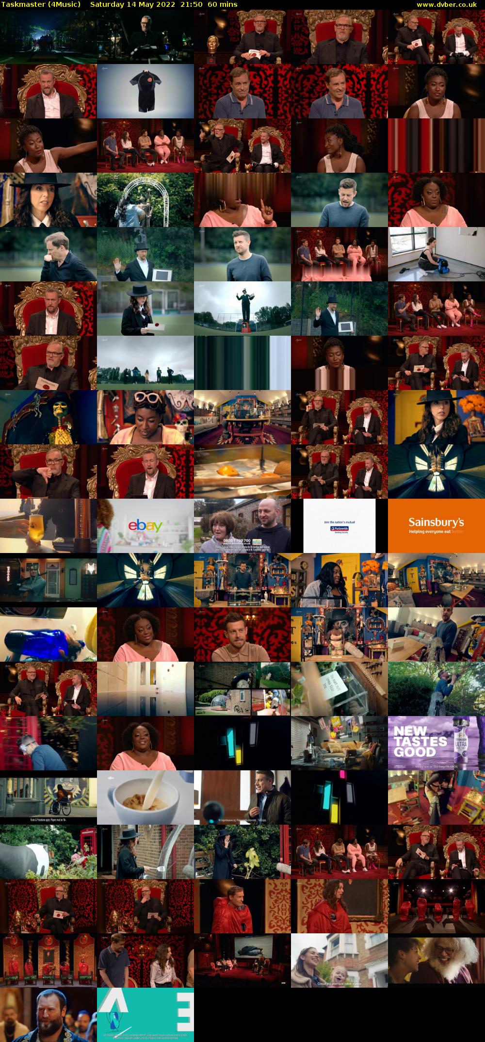 Taskmaster (4Music) Saturday 14 May 2022 21:50 - 22:50