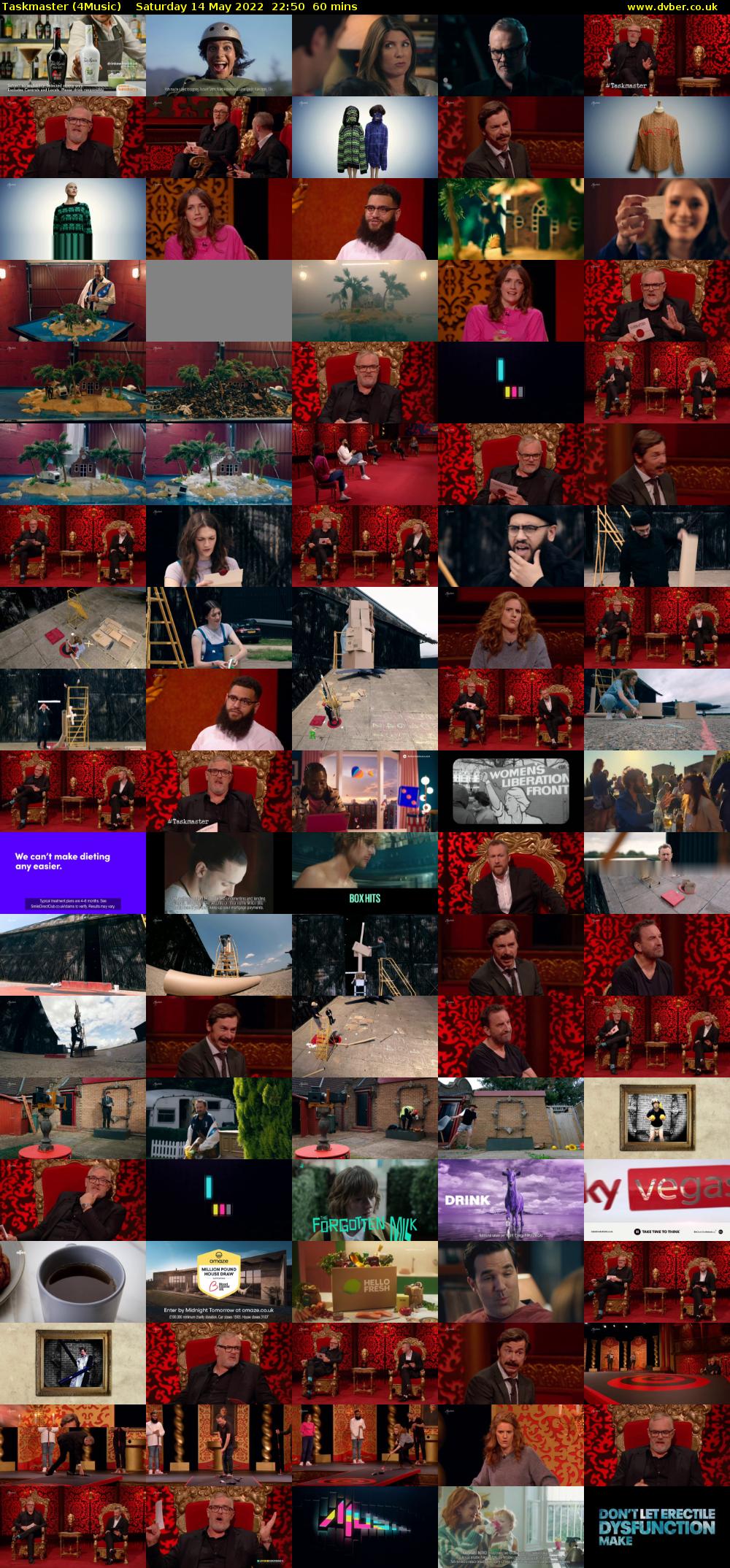 Taskmaster (4Music) Saturday 14 May 2022 22:50 - 23:50