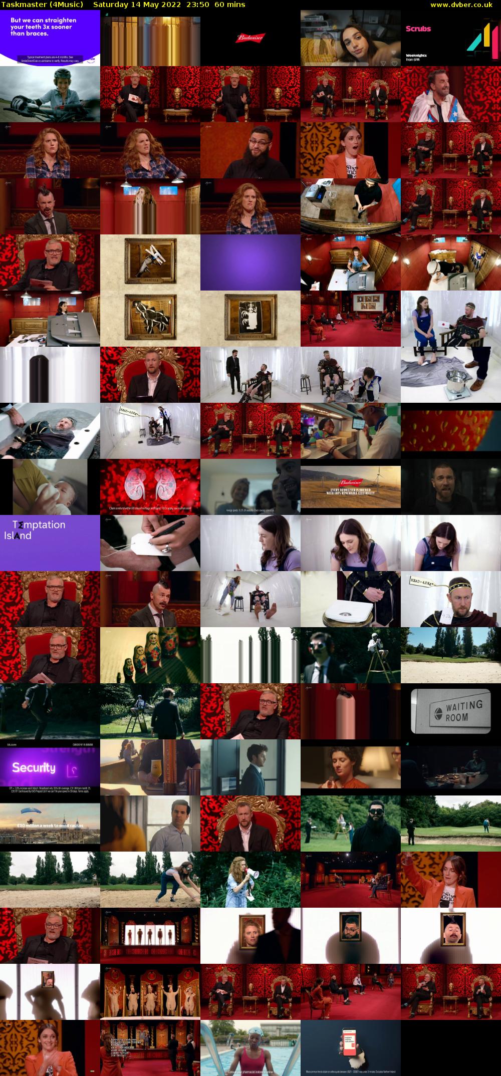 Taskmaster (4Music) Saturday 14 May 2022 23:50 - 00:50