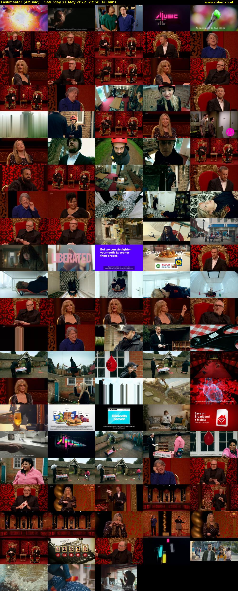 Taskmaster (4Music) Saturday 21 May 2022 22:50 - 23:50