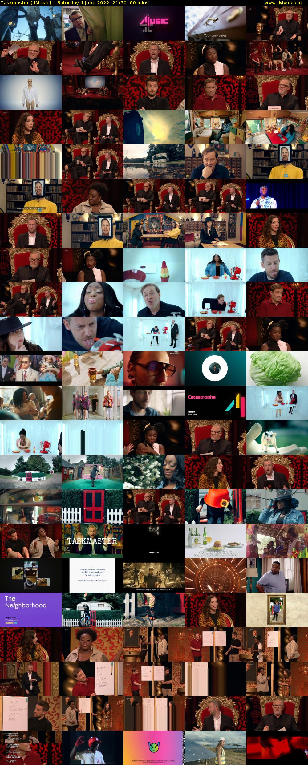 Taskmaster (4Music) Saturday 4 June 2022 21:50 - 22:50
