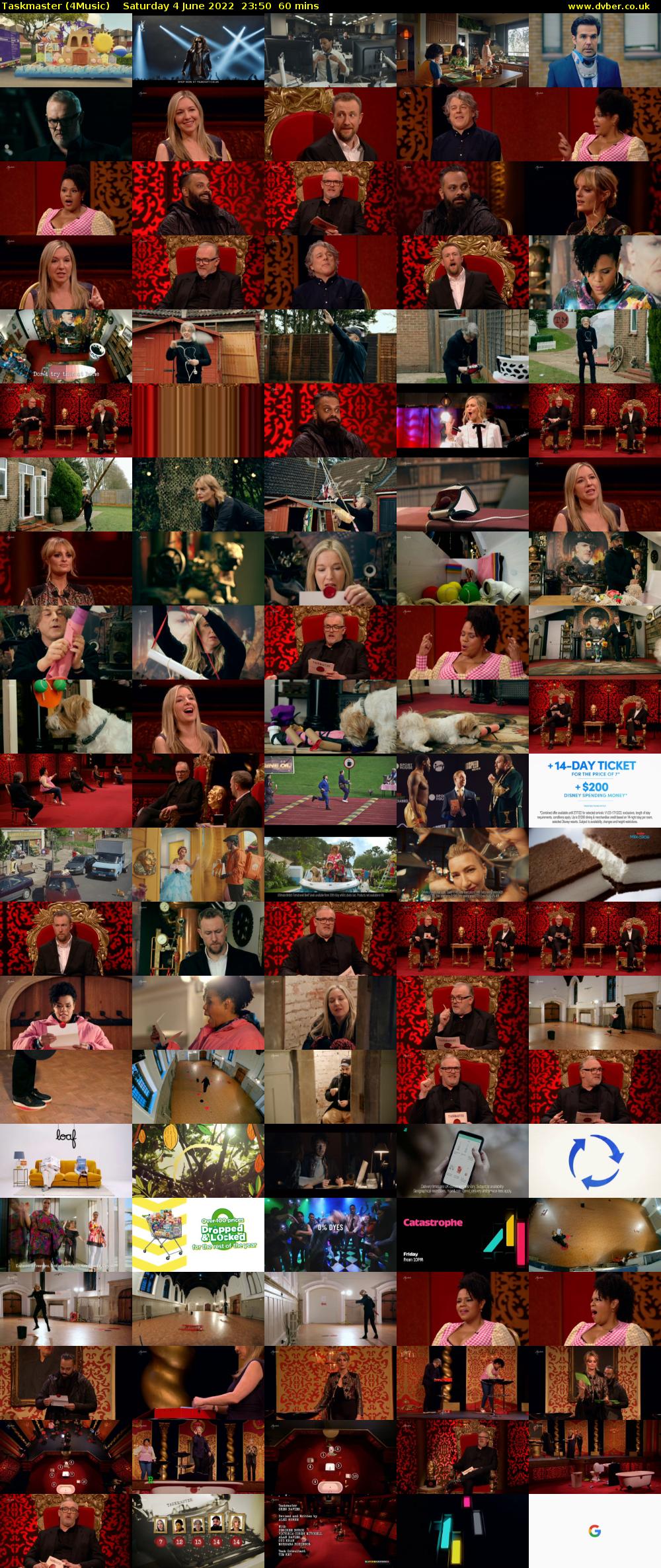 Taskmaster (4Music) Saturday 4 June 2022 23:50 - 00:50