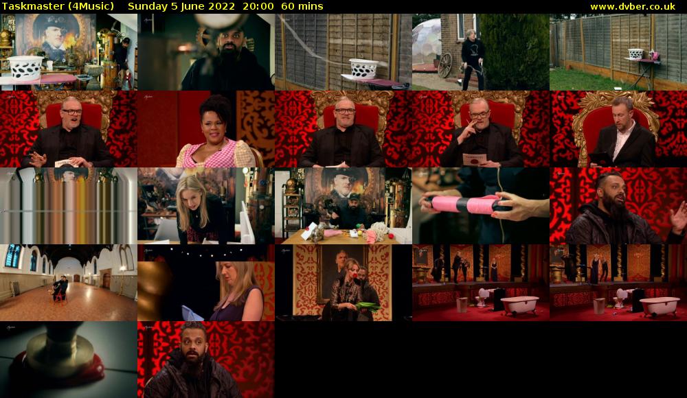 Taskmaster (4Music) Sunday 5 June 2022 20:00 - 21:00