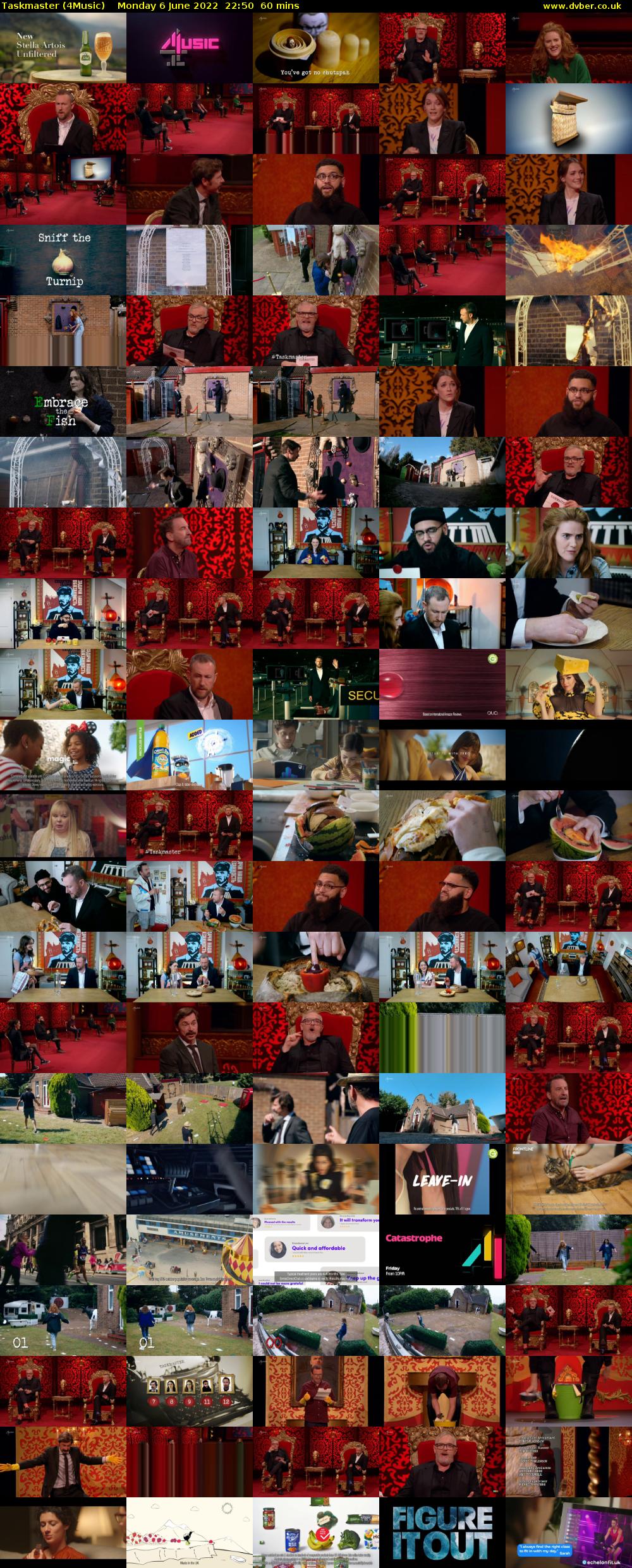 Taskmaster (4Music) Monday 6 June 2022 22:50 - 23:50