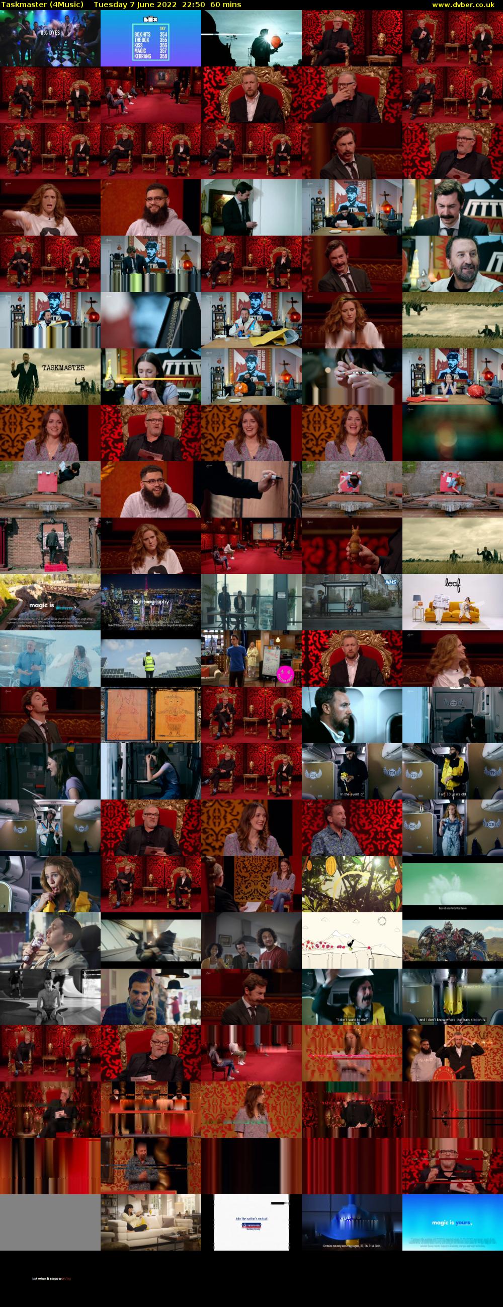 Taskmaster (4Music) Tuesday 7 June 2022 22:50 - 23:50