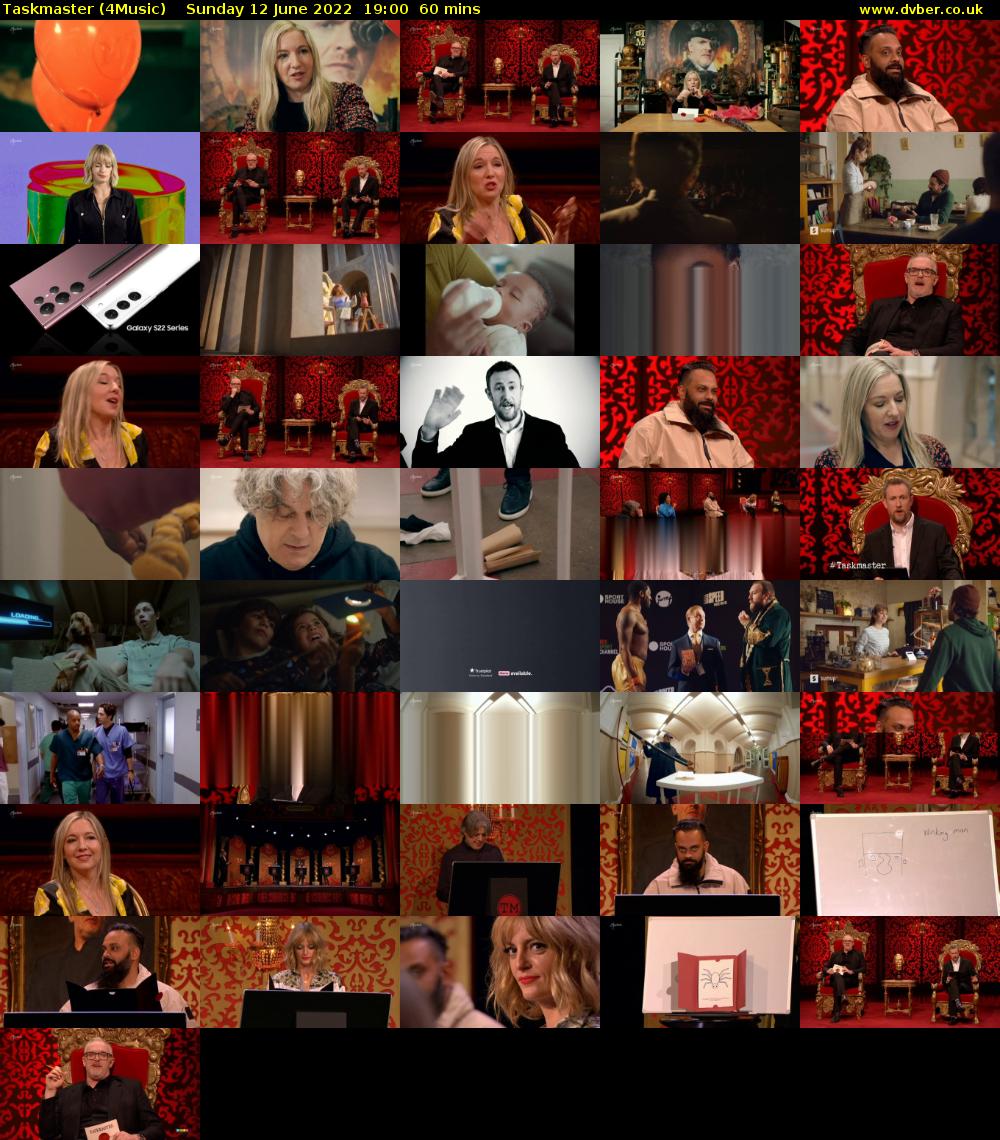 Taskmaster (4Music) Sunday 12 June 2022 19:00 - 20:00