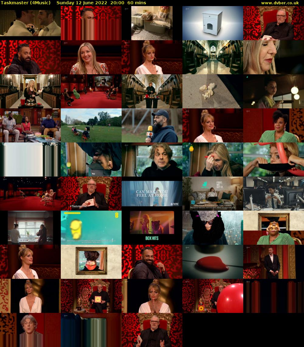 Taskmaster (4Music) Sunday 12 June 2022 20:00 - 21:00