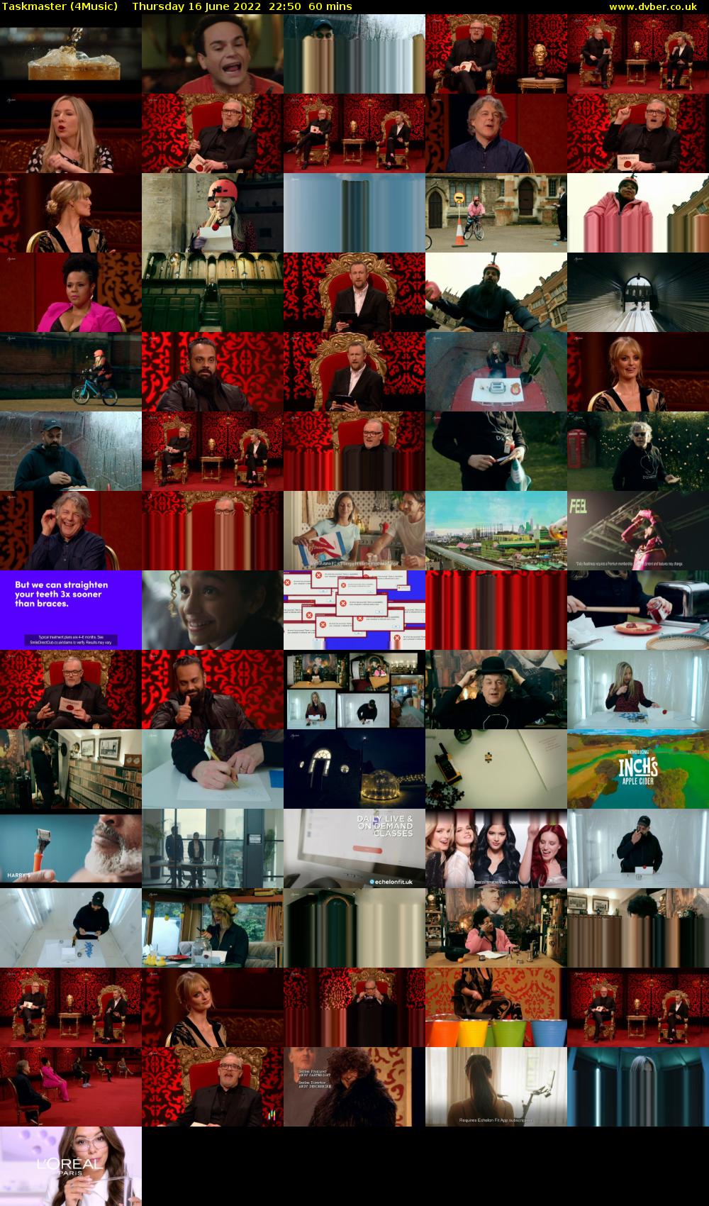 Taskmaster (4Music) Thursday 16 June 2022 22:50 - 23:50