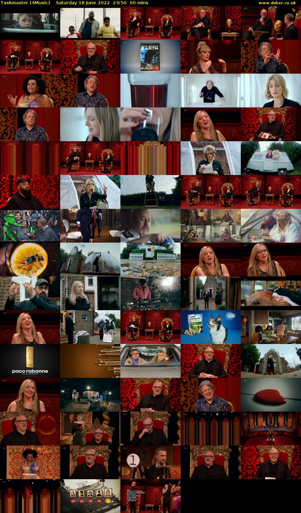 Taskmaster (4Music) Saturday 18 June 2022 23:50 - 00:50