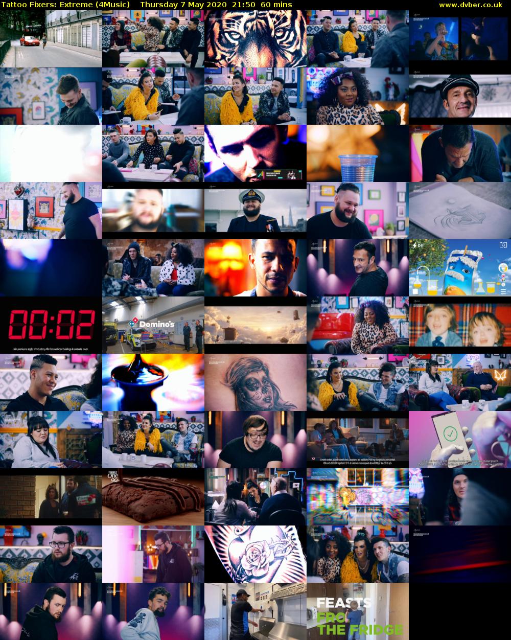 Tattoo Fixers: Extreme (4Music) Thursday 7 May 2020 21:50 - 22:50