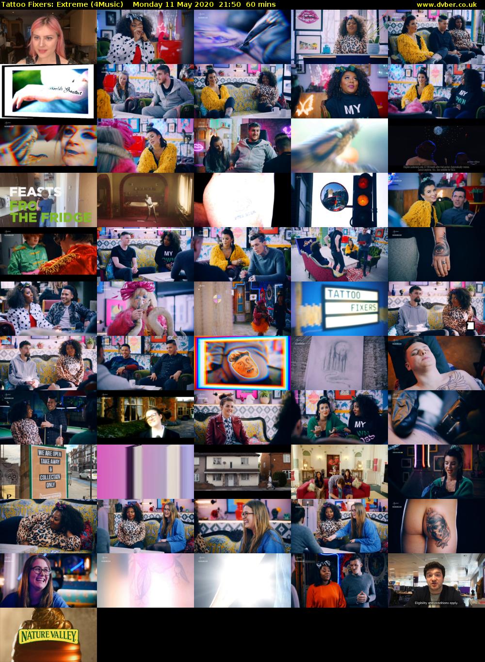 Tattoo Fixers: Extreme (4Music) Monday 11 May 2020 21:50 - 22:50