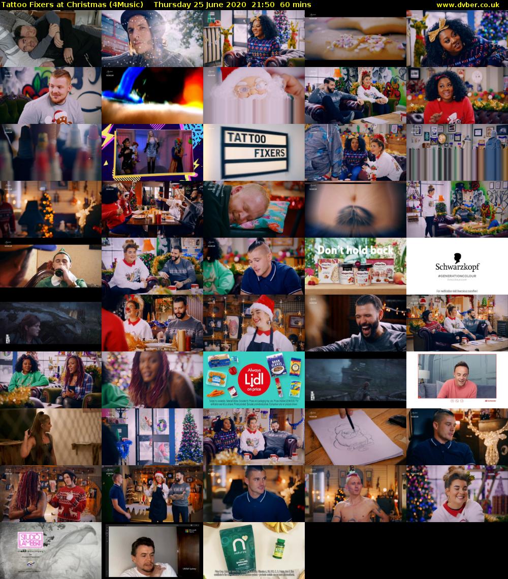 Tattoo Fixers at Christmas (4Music) Thursday 25 June 2020 21:50 - 22:50