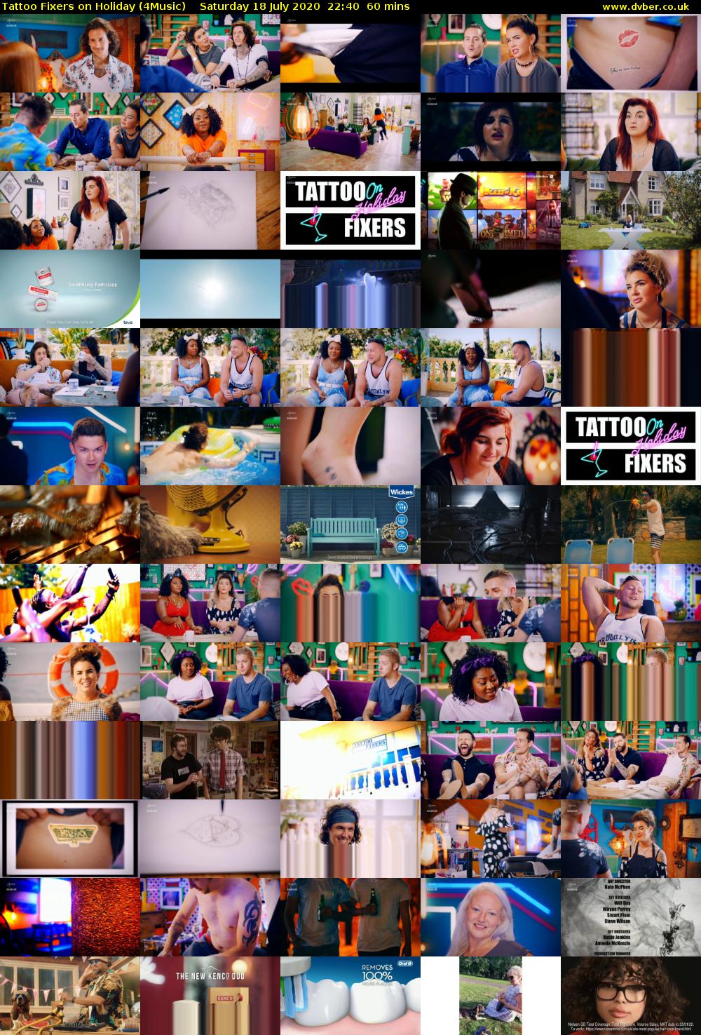 Tattoo Fixers on Holiday (4Music) Saturday 18 July 2020 22:40 - 23:40