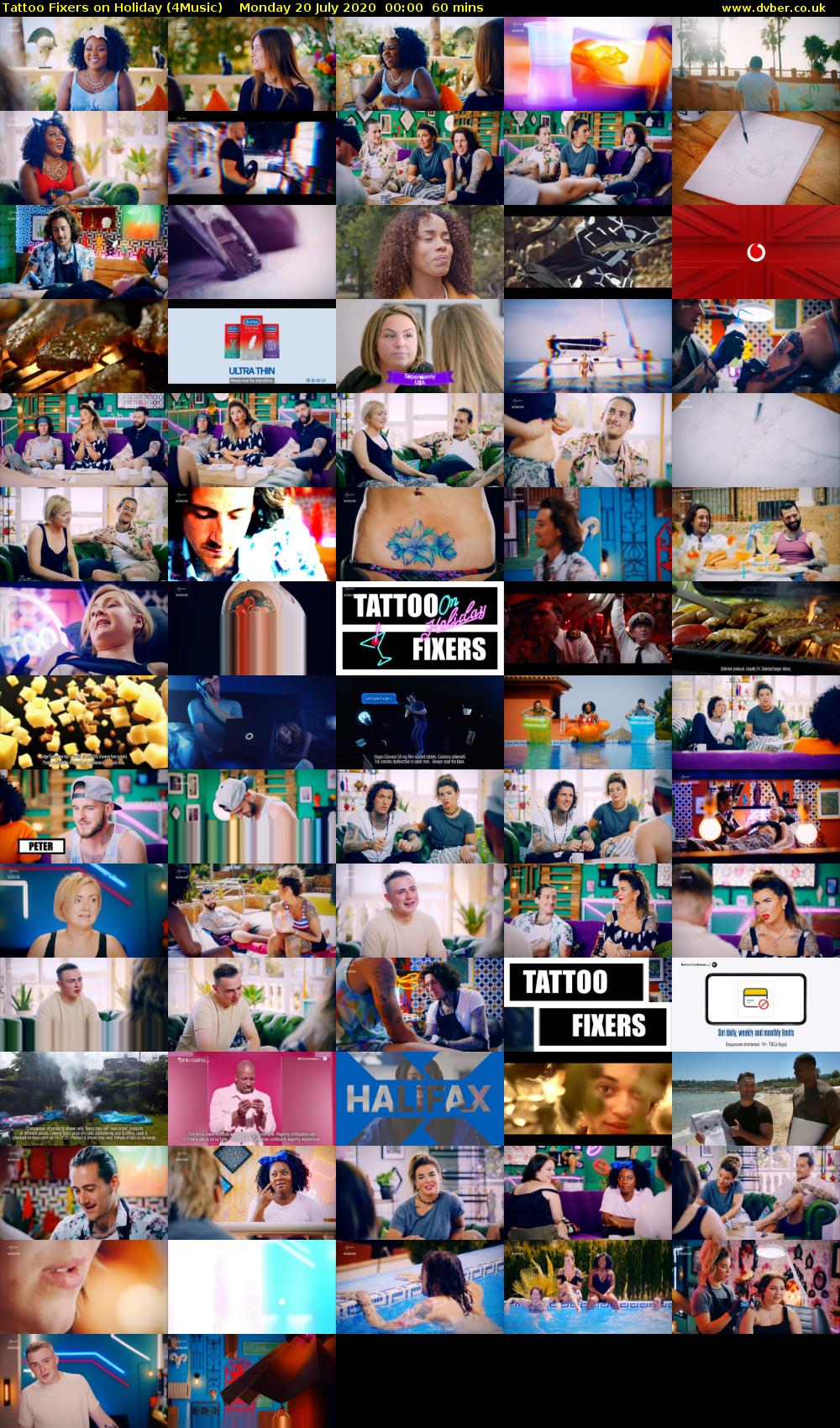 Tattoo Fixers on Holiday (4Music) Monday 20 July 2020 00:00 - 01:00