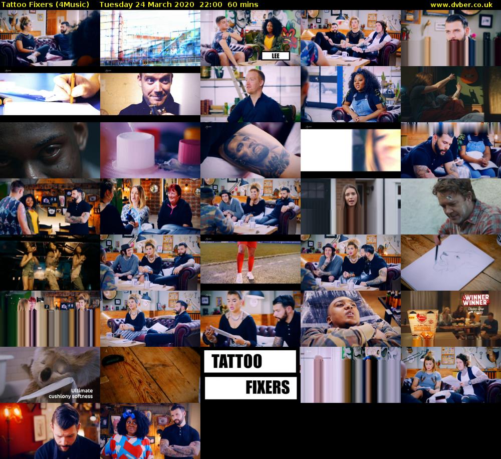 Tattoo Fixers (4Music) Tuesday 24 March 2020 22:00 - 23:00