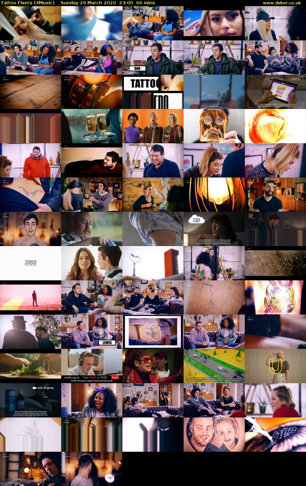 Tattoo Fixers (4Music) Sunday 29 March 2020 23:00 - 00:00
