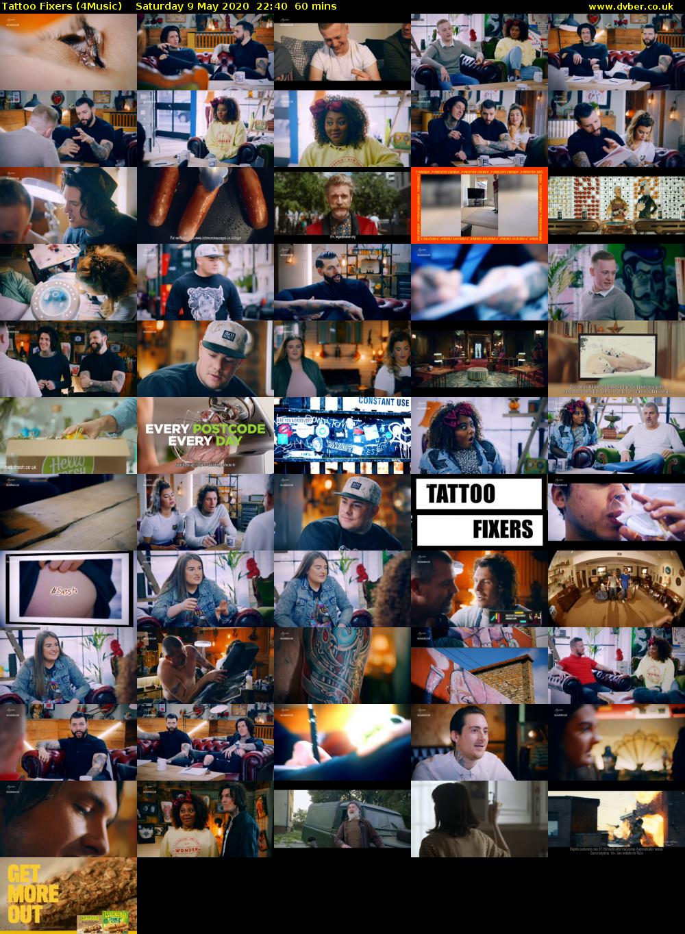 Tattoo Fixers (4Music) Saturday 9 May 2020 22:40 - 23:40
