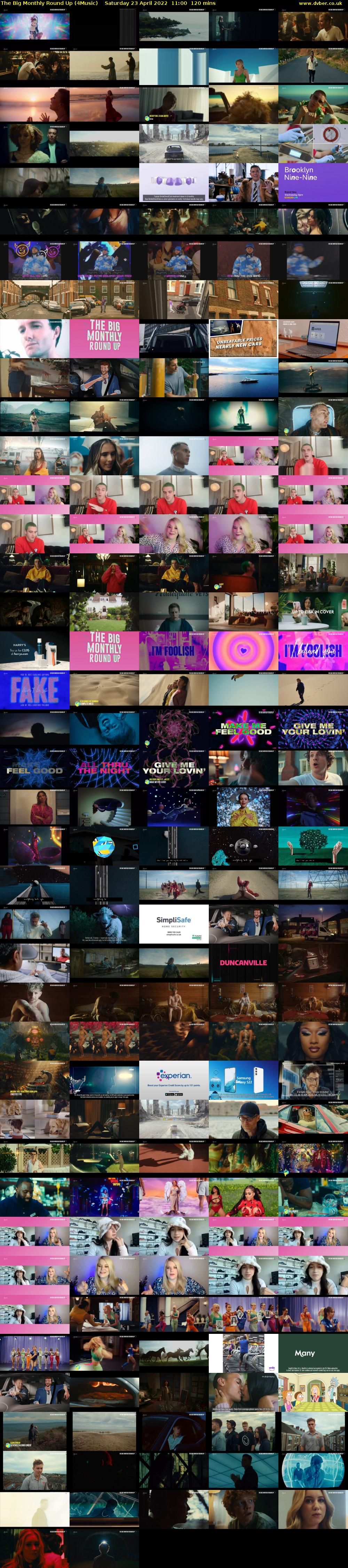 The Big Monthly Round Up (4Music) Saturday 23 April 2022 11:00 - 13:00