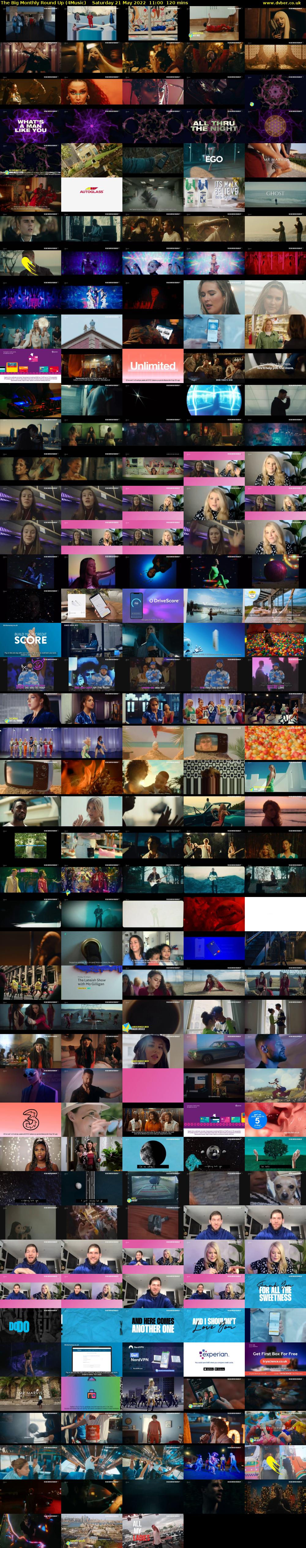 The Big Monthly Round Up (4Music) Saturday 21 May 2022 11:00 - 13:00