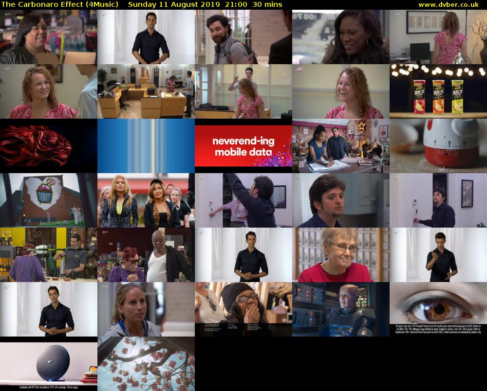 The Carbonaro Effect (4Music) Sunday 11 August 2019 21:00 - 21:30