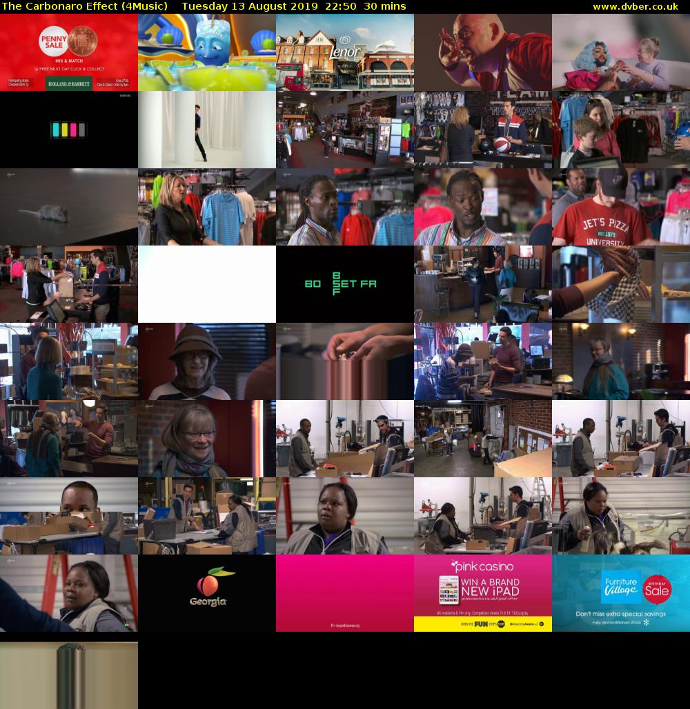 The Carbonaro Effect (4Music) Tuesday 13 August 2019 22:50 - 23:20