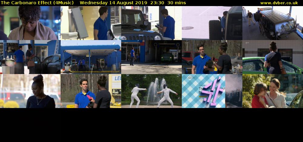 The Carbonaro Effect (4Music) Wednesday 14 August 2019 23:30 - 00:00