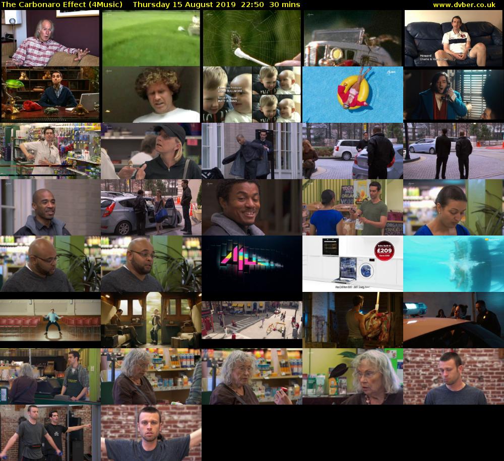 The Carbonaro Effect (4Music) Thursday 15 August 2019 22:50 - 23:20