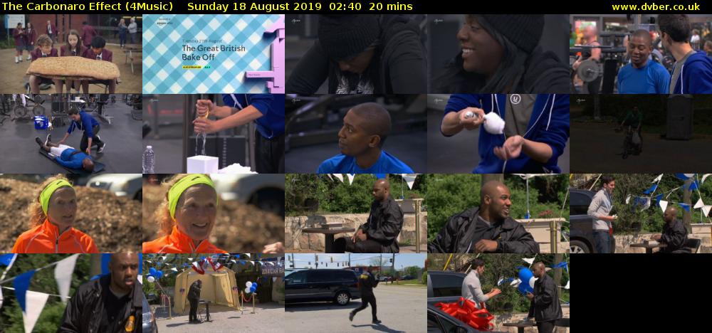 The Carbonaro Effect (4Music) Sunday 18 August 2019 02:40 - 03:00