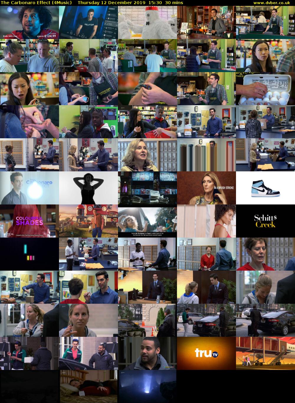 The Carbonaro Effect (4Music) Thursday 12 December 2019 15:30 - 16:00