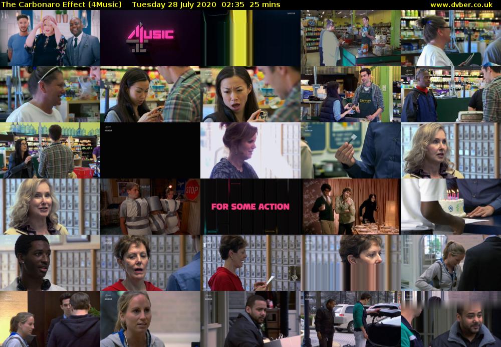 The Carbonaro Effect (4Music) Tuesday 28 July 2020 02:35 - 03:00