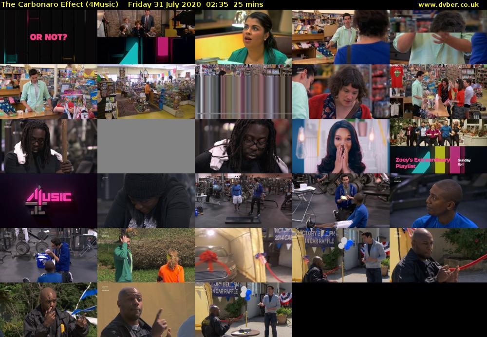 The Carbonaro Effect (4Music) Friday 31 July 2020 02:35 - 03:00