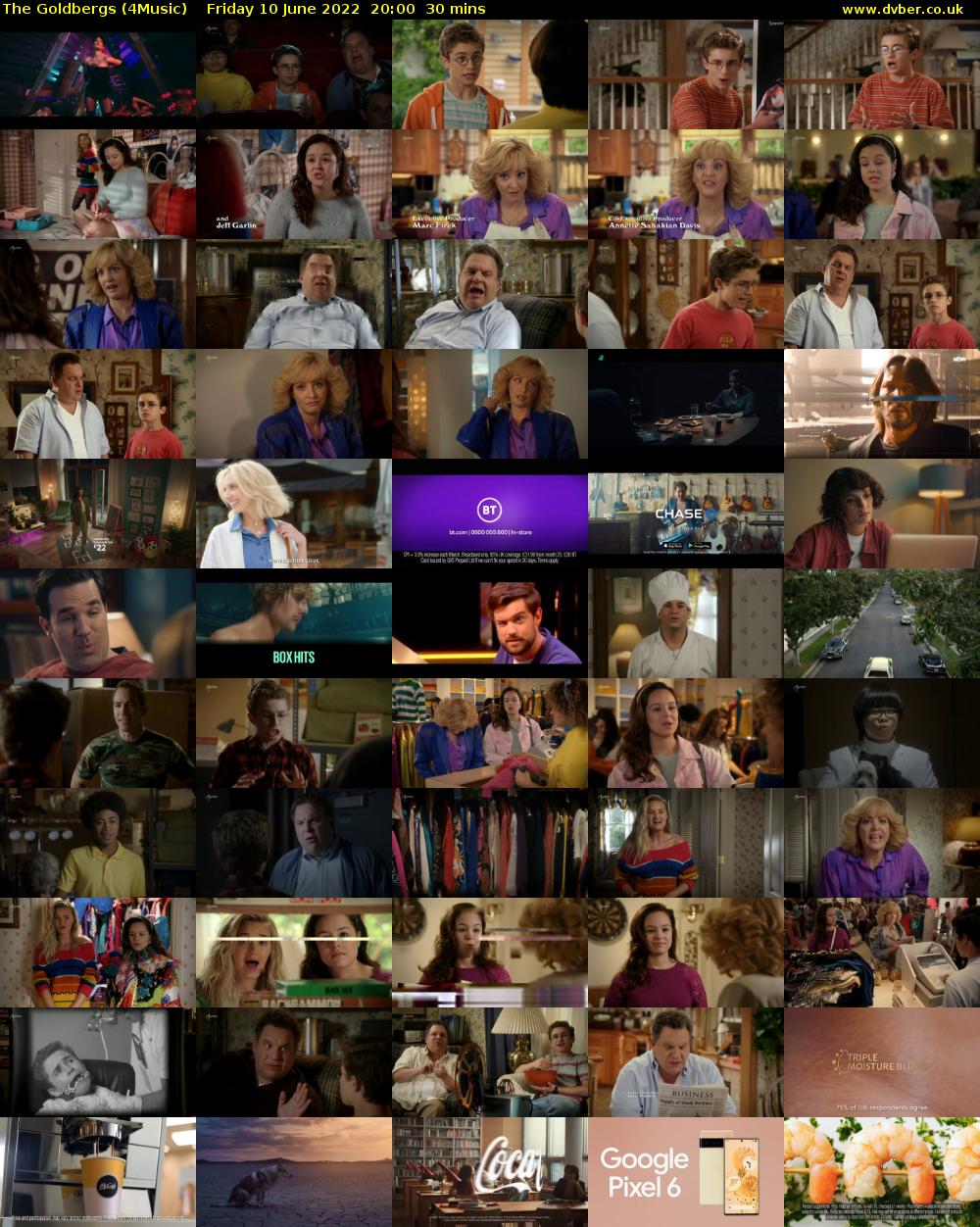 The Goldbergs (4Music) Friday 10 June 2022 20:00 - 20:30