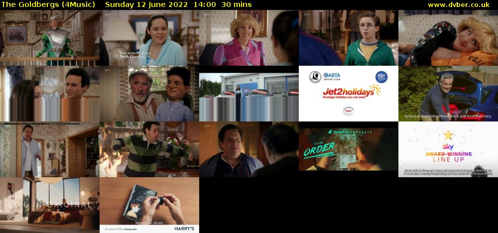 The Goldbergs (4Music) Sunday 12 June 2022 14:00 - 14:30