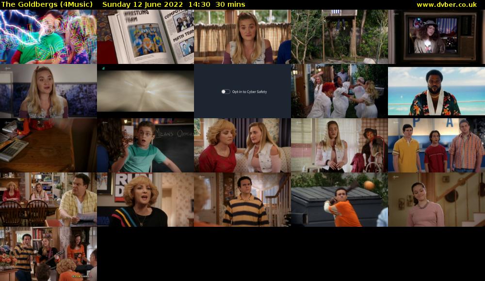 The Goldbergs (4Music) Sunday 12 June 2022 14:30 - 15:00