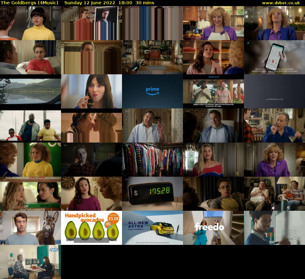 The Goldbergs (4Music) Sunday 12 June 2022 18:00 - 18:30