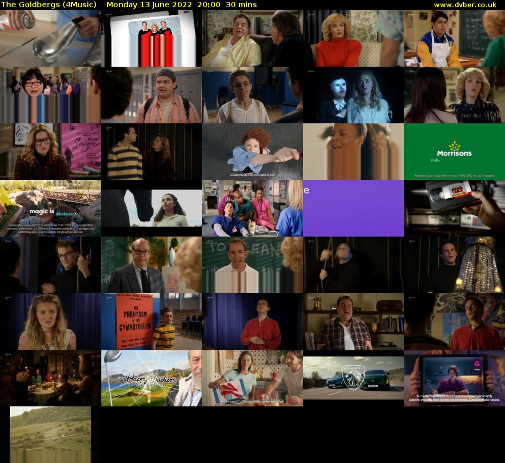 The Goldbergs (4Music) Monday 13 June 2022 20:00 - 20:30