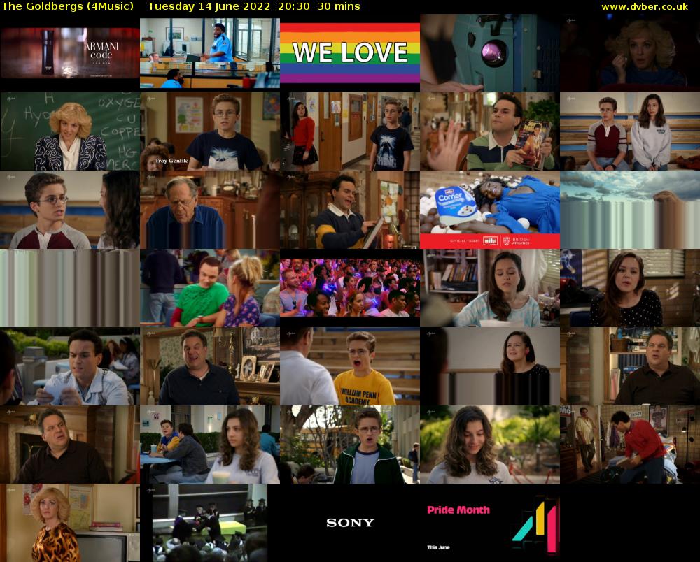 The Goldbergs (4Music) Tuesday 14 June 2022 20:30 - 21:00