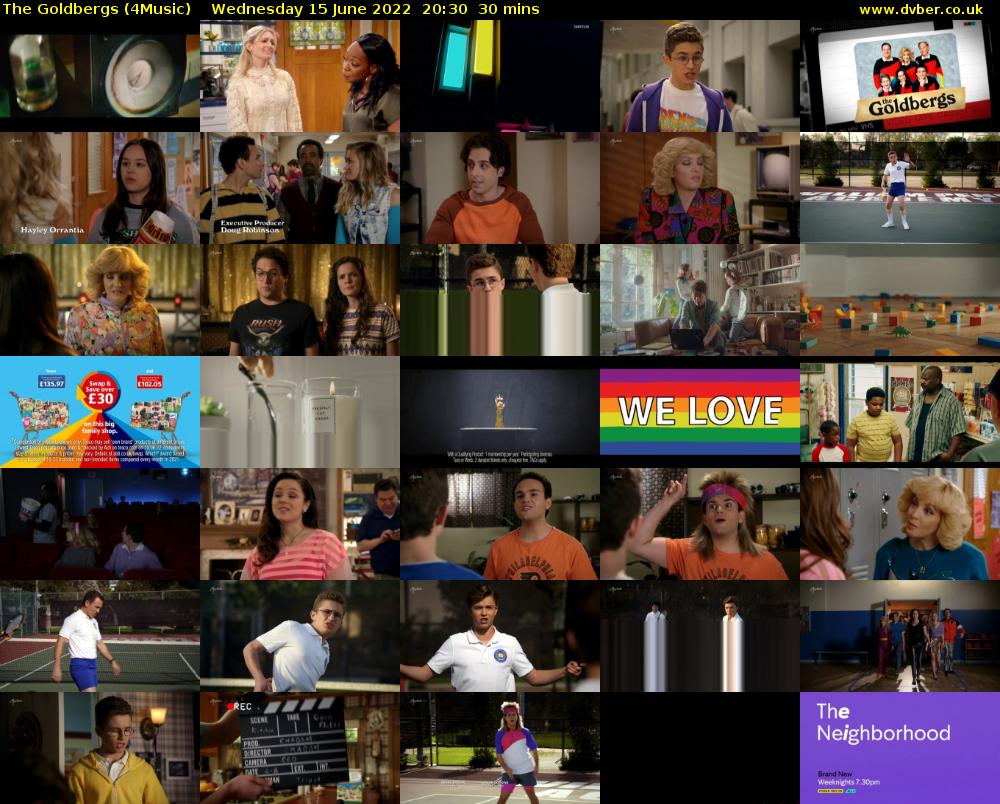 The Goldbergs (4Music) Wednesday 15 June 2022 20:30 - 21:00