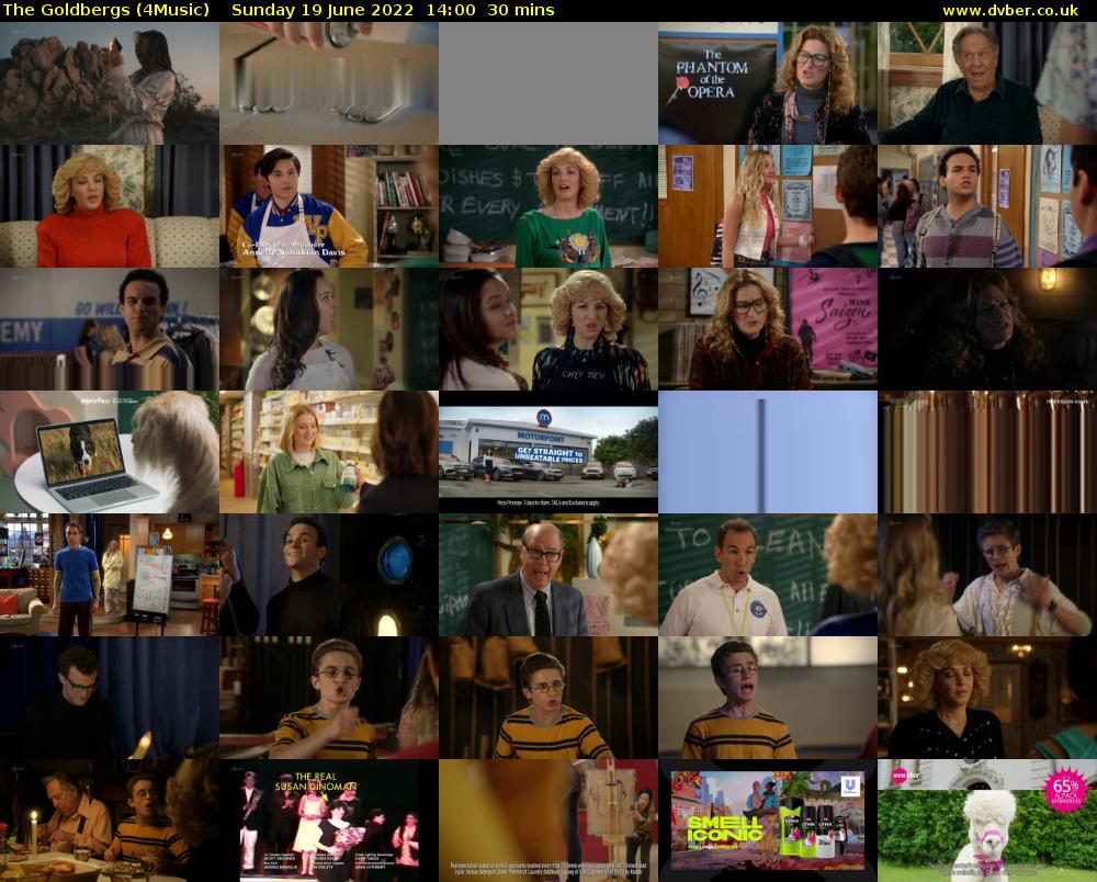 The Goldbergs (4Music) Sunday 19 June 2022 14:00 - 14:30