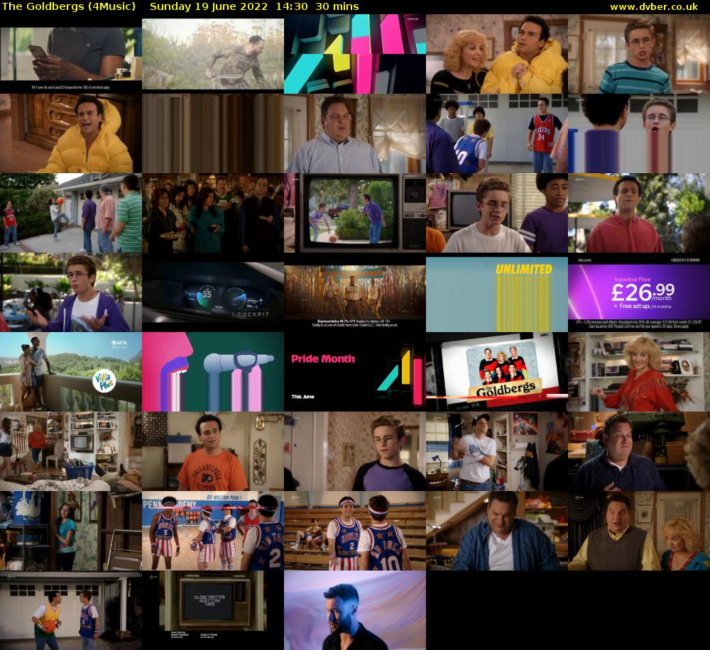 The Goldbergs (4Music) Sunday 19 June 2022 14:30 - 15:00