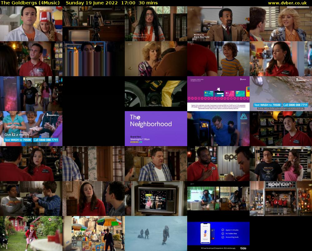The Goldbergs (4Music) Sunday 19 June 2022 16:00 - 17:30