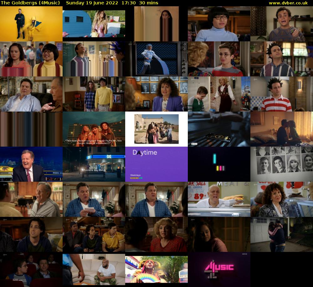 The Goldbergs (4Music) Sunday 19 June 2022 17:30 - 18:00
